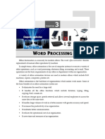 Word Processing