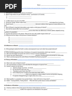 CH 6-1 To 6-4 Ck12 Reading Guide - Evolution