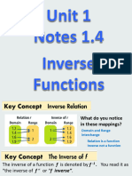 1.4 - Inverse Functions