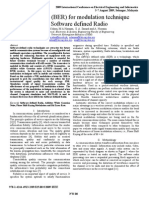 Bit-Error-Rate (BER) For Modulation Technique Using Software Defined Radio