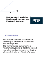 Mathematical Modeling of Mechanical Systems and Electrical Systems