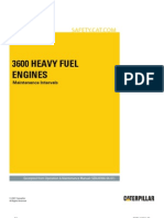 3600 Heavy Fuel Engines-Maintenance Intervals