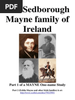 Sedborough Mayne of Ireland