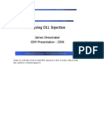 Analyzing DLL Injection by James Shewmaker (2006)