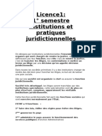 L1 Institutions Et Pratiques Juridictionnelles