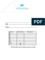 Grade 11 Mathematics Paper 1 (28 Aug 2022) - 1-2