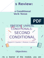 Eng 9-Q1-Lesson 2-Second Conditional