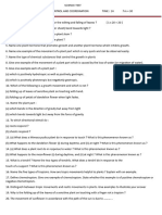 SCIENCE TEST C N C in Plant