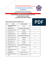 Daftar Hadir Iht Guru SMK Kesehatan Genus Sumbar