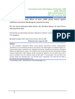 Synergistic Antibacterial Effects of Three Edible Plants Extract Against Antibiotic-Associated Diarrheagenic Resistant Bacteria