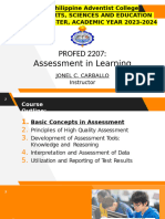 Assessment in Learning PPT 1 (Basic Concepts in Assessment)