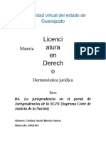 La Jurisprudencia en El Portal de Jurisprudencias de La SCJN (Suprema Corte de Justicia de La Nación)