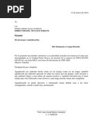 Carta de Renuncia