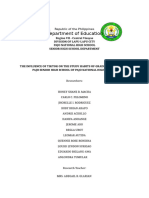 The Influence of Tiktok On The Study Habits of Grade 12 Students at Pajo Senior High School of Pajo National High School