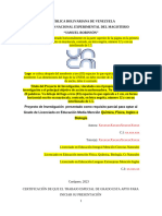 Estructura Proyecto de Investigación Carúpano