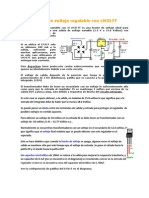 Fuente de Voltaje Regulable Con LM317T