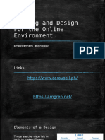 Imaging and Design For The Online Environment