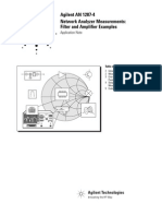 Agilent AN 1287-4 Network Analyzer Measurements: Filter and Amplifier Examples