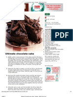 Ultimate Chocolate Cake Recipe