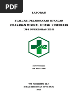 Analisis Pelaksanaan SPM Di Upt Puskesmas Beji Tahun 2021