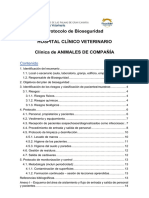 Protocolo Bioseguridad HCV Pequeños Animales 2021