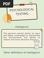 Intelligence - Introduction