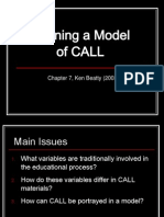 Defining A Model of Call: Chapter 7, Ken Beatty (2003)