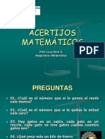 ACERTIJOS Matematicos