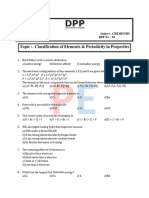 Classification of Elements and Periodicity in Properties DPP 10