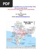 River Pollution in India.