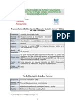 PROGRAMA NACIONAL DE ALFABETIZACIÓN MIN EDUCACION-Colombia