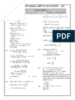 DPP 811 Solution (Ignite Adv Solution)