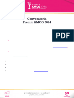 Convocatoria Premio AMCO 2024 - Bases y Categorías