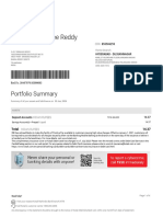 Peddireddy Juhee Reddy: Portfolio Summary