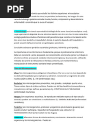 Apuntes para El Parcial de Microbiología.