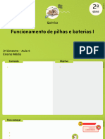 Aula 4 - Funcionamento de Pilhas e Baterias I