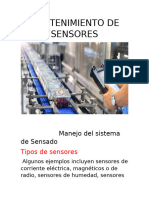 Mantenimiento de Sensores