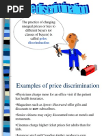 The Practice of Charging Unequal Prices or Fees To Different Buyers (Or Classes of Buyers) Is Called