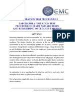 Laboratory Flotation Test Procedure