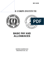 3422B (Basic Pay and Allowances)