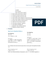 Chapter 14 Formulas