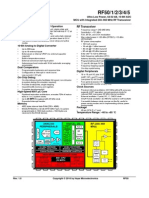 RF Transceiver: Analog Peripherals Digital I/O RF (240-960 MHZ)