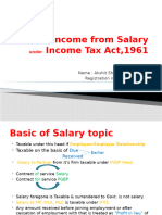 Income From Salary Class Note