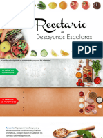 RECETARIO - Desayunos Escolares 2024