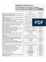 Lista de Requisitos Legales EF