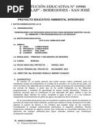 Proyecto Educativo Ambiental Integrado-2023