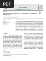 Metaheuristic Algorithms For 6G Wireless Communications Recent Advances