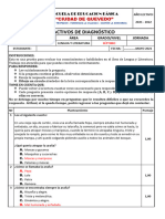 7mo Grado - Evaluacion de Diagnostico