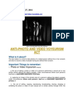 Anti-Photo and Video Voyeurism Act