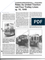 United Traction Co. Last Trolley Rides August 10, 1946